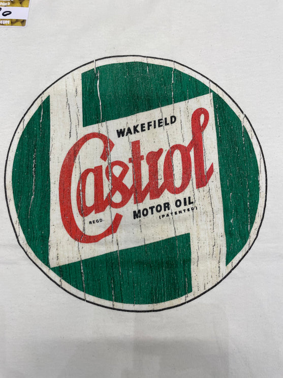 Castrol motor oil tee