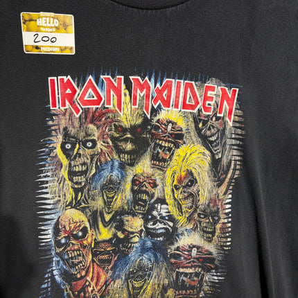 Iron Maiden Graphic Print Short Sleeve Cotton T-Shirt