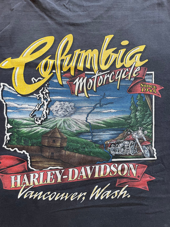 Harley-davidson columbia motorcycle vancouver, wash. Tee