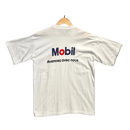 Mobil white vintage Tshirt