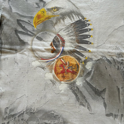 Jim Yellowhawk Art Native American Baled Eagle tee
