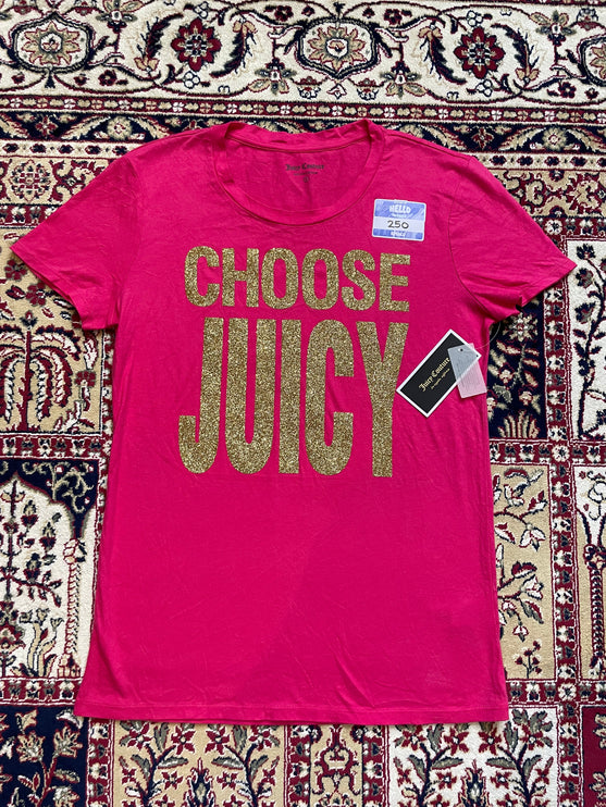 Choose juicy tee with tags