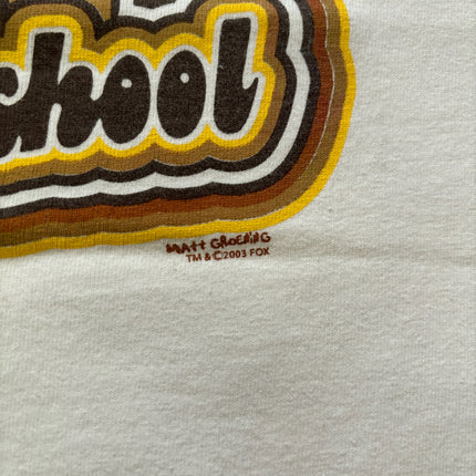 2003 The Simpsons Old School tee