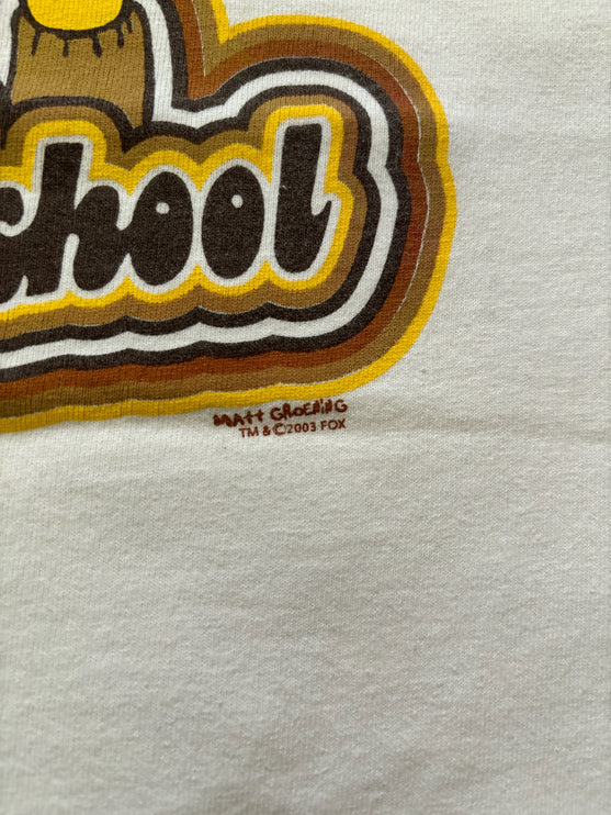 2003 The Simpsons Old School tee