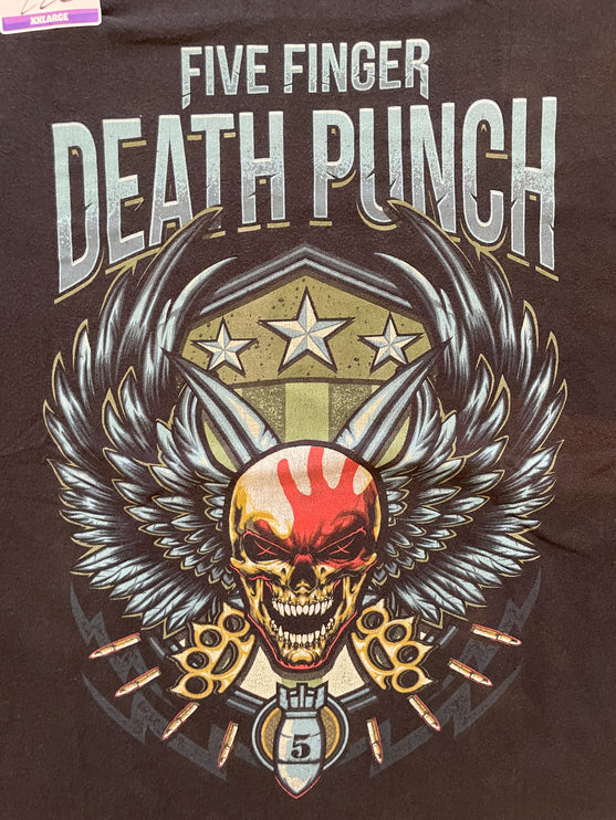 2017 five finger death punch tour tee