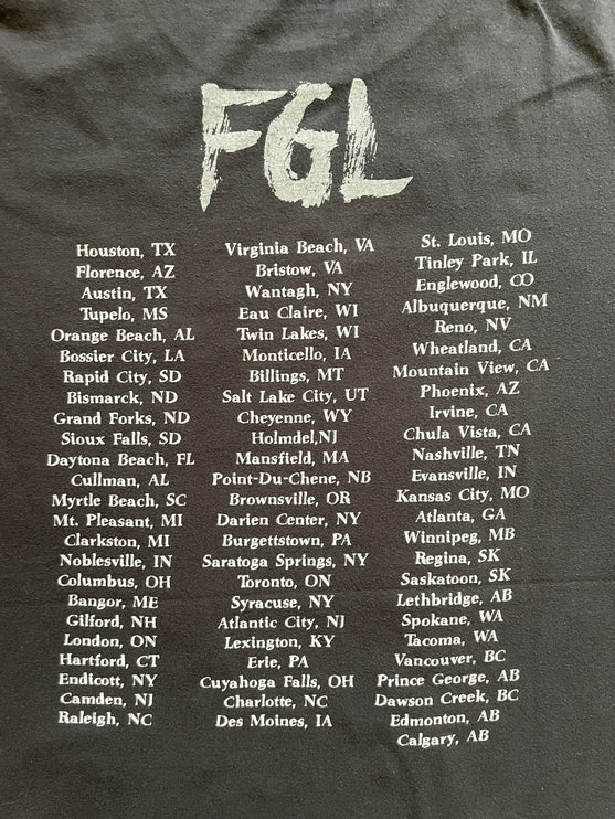Florida Georgia line tour tee