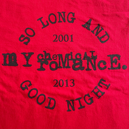 My chemical romance so long and good night tee