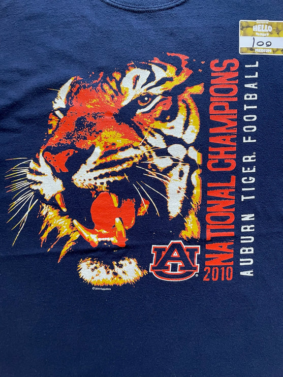 2010 National Champions Auburn Tiger Football tee