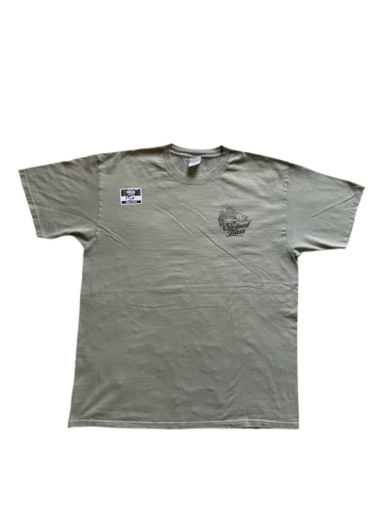 Striped bass brand tee