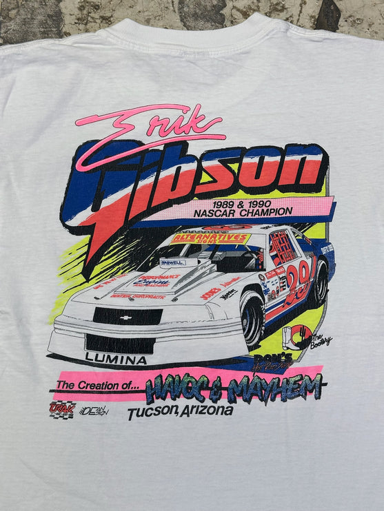 90s nascar eric gibson Single-stitched tee