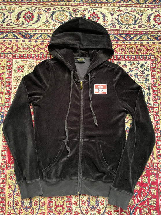 Plain black juicy couture jacket
