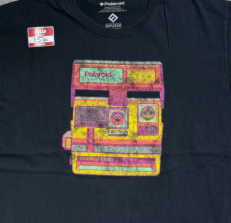 Polaroid one step flash tee