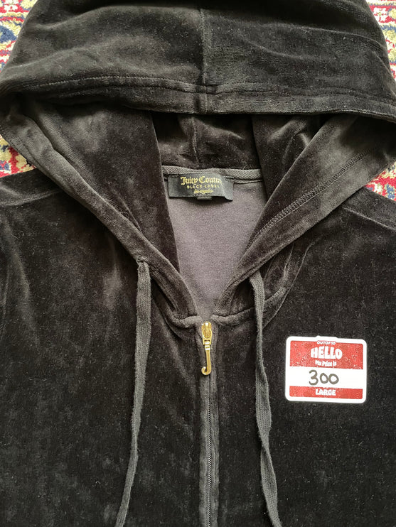 Plain black juicy couture jacket