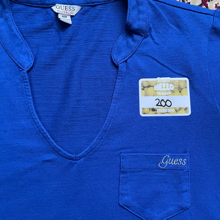 Guess blue pocket tee