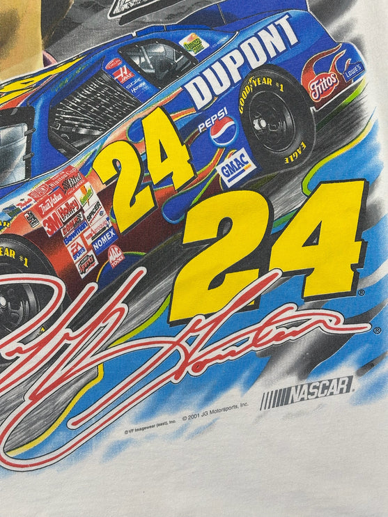 Very rare 2001 jeff gordon du pont motorsports tee