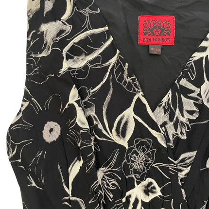 Biqi black floral dress