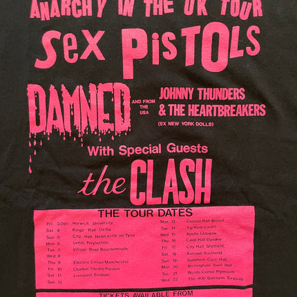Sex pistols uk tour tee