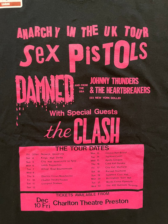Sex pistols uk tour tee