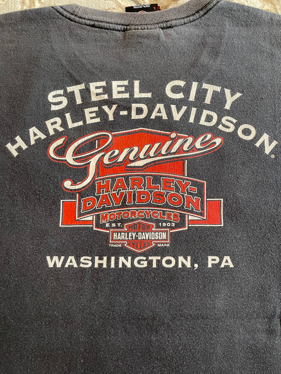 Harley-davidson steel city Washington, pa. Tee