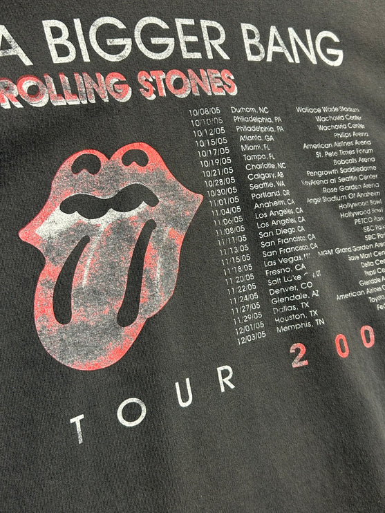 ROLLING STONES bigger bang 2005 tour tshirt
