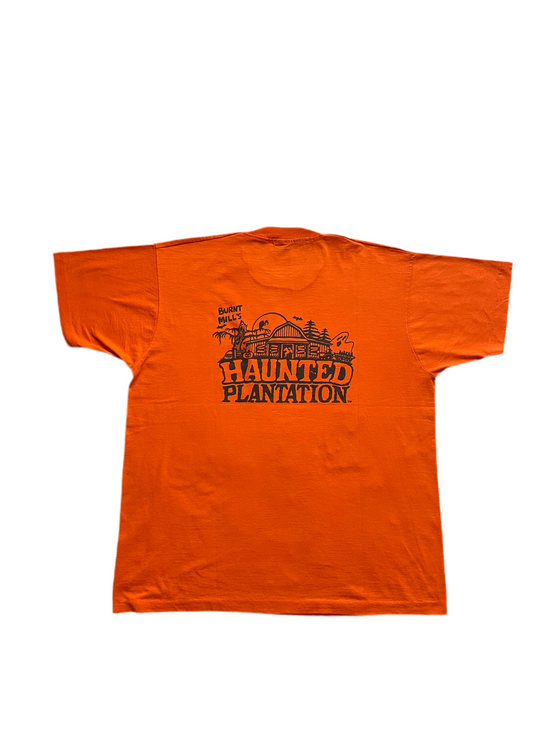 Haunted plantation single-stitched cast member tee