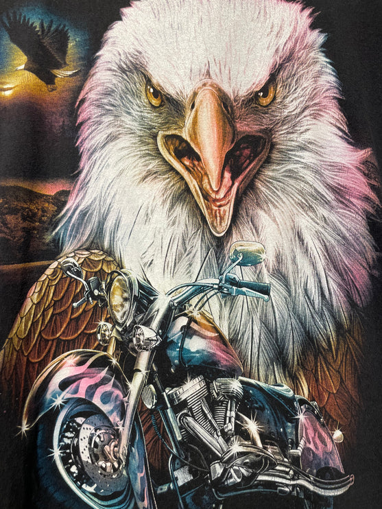 Eagle and bike tee