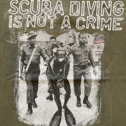 Scuba diving is not a crime tee