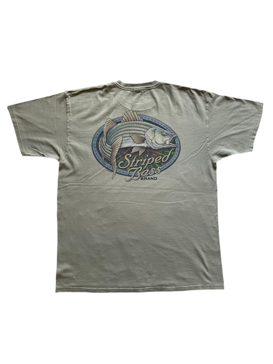 Striped bass brand tee