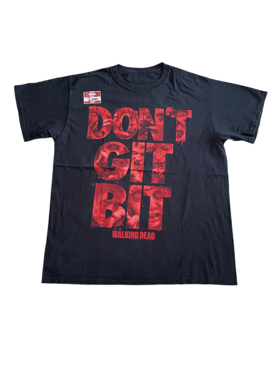 2010 the walking dead don’t git bit tee