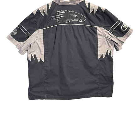 Harly division Screamin’ eagle racing button up shirt