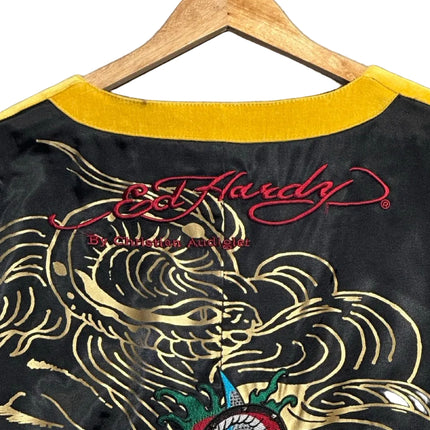 Ed Hardy Yellow Suede Vest