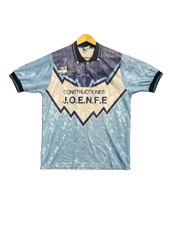 Vintage Umbro Football Jersey Construcciones J.O.E.N.F.E Sponsor #11