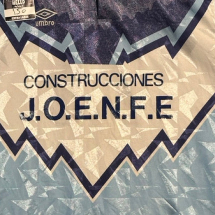 Vintage Umbro Football Jersey Construcciones J.O.E.N.F.E Sponsor #11