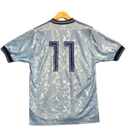 Vintage Umbro Football Jersey Construcciones J.O.E.N.F.E Sponsor #11
