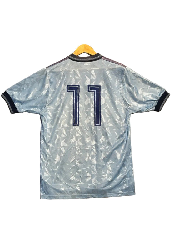 Vintage Umbro Football Jersey Construcciones J.O.E.N.F.E Sponsor #11