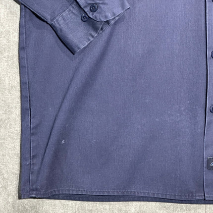 Navy Blue Dickies Long Sleeve Work Shirt