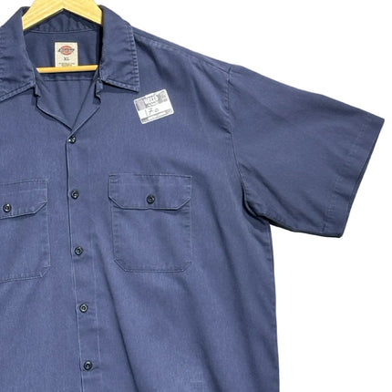 Navy Blue Dickies Short Sleeve Work Shirt