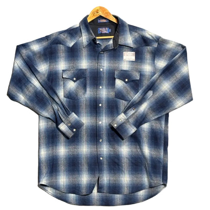 Pendleton 90’s Wool Plaid Western Shirt