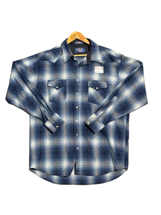 Pendleton 90’s Wool Plaid Western Shirt