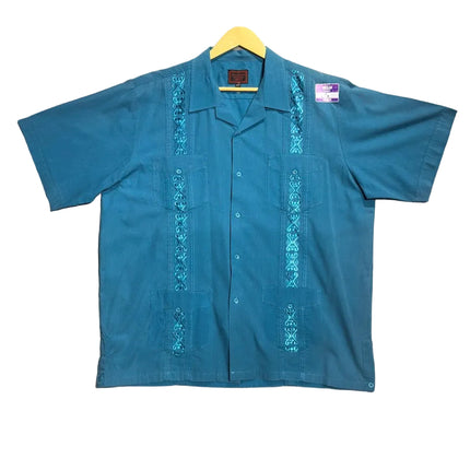 D&D Camisa "Superior Quality" Short Sleeve Guayabera
