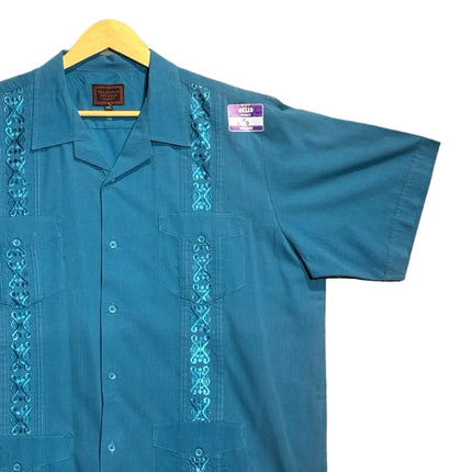 D&D Camisa "Superior Quality" Short Sleeve Guayabera