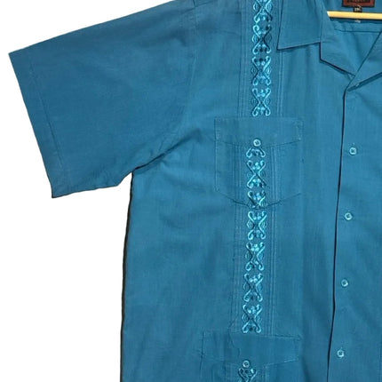 D&D Camisa "Superior Quality" Short Sleeve Guayabera