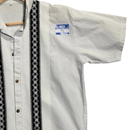 Vintage Short Sleeve Guayabera Unlabeled