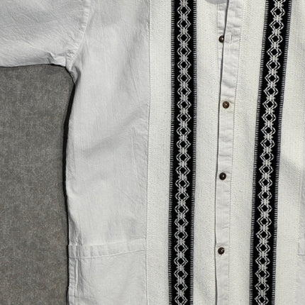 Vintage Short Sleeve Guayabera Unlabeled