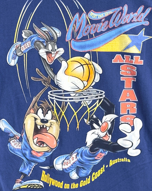 Loony toons Movie world all stars vintage t-shirt