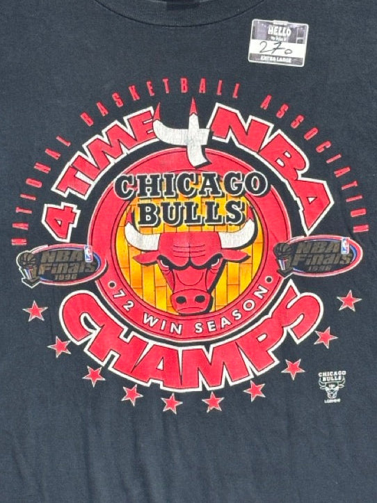 1996 Vintage Chicago Bulls 4-Time NBA Champions
