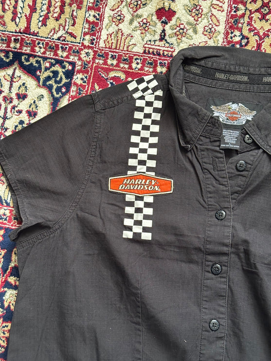 HARLEY-DAVIDSON WOMEN'S BUTTON-UP SHIRT
