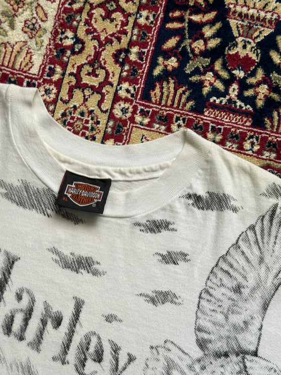 1991 RARE AOP HARLEY-DAVIDSON FLAGSTAFF TEE