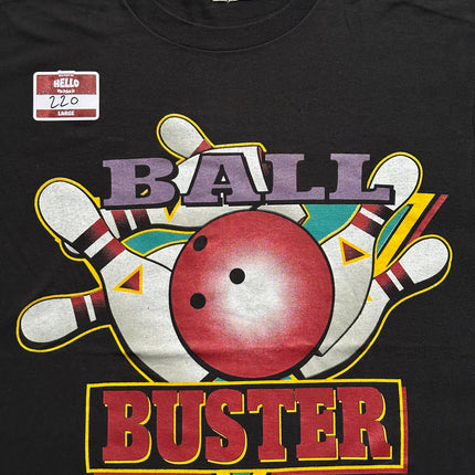 90S BALL BUSTER BOWLING SINGLE-STITCHED TEE