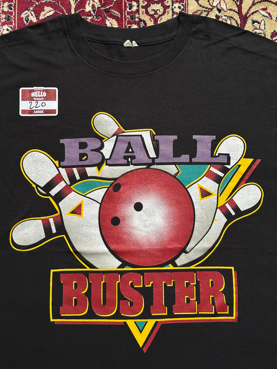 90S BALL BUSTER BOWLING SINGLE-STITCHED TEE
